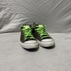 CONVERSE ALL STAR Fluorescent Green Men's 11.5 Low Top Shoes